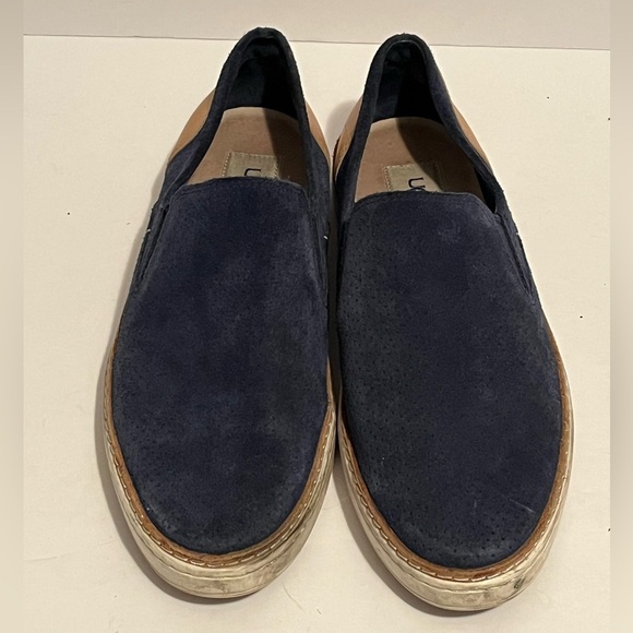 UGG Adley Blue Suede Slip On Women Slip On Sneaker - Picture 10 of 16